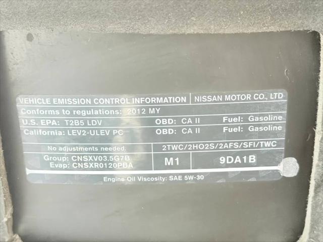 2012 Nissan Maxima 3.5 S