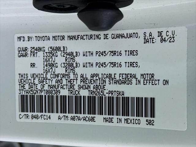 2023 Toyota Tacoma SR5