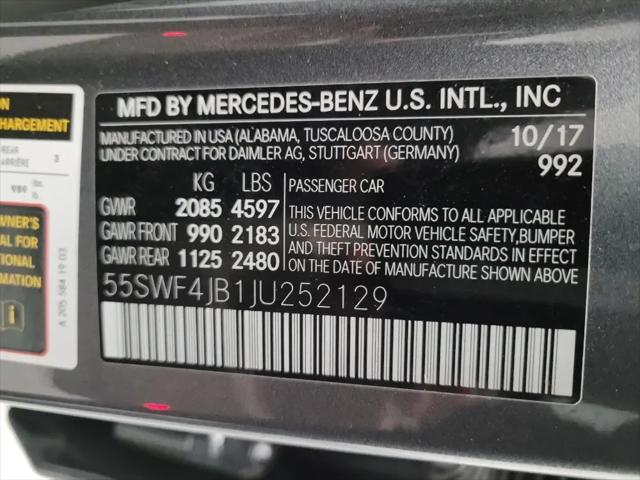 2018 Mercedes-Benz C-CLASS C 300 C 300