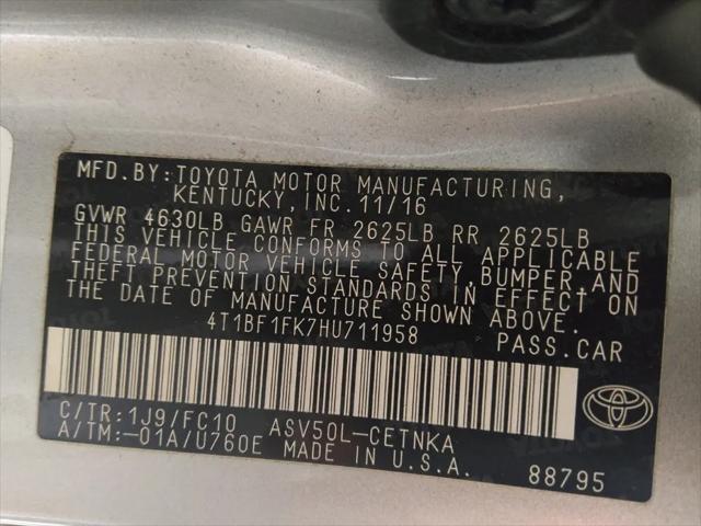 2017 Toyota Camry LE