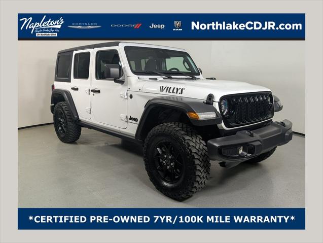 2025 Jeep Wrangler 4-Door Willys 4x4 for sale in Lake Park, FL