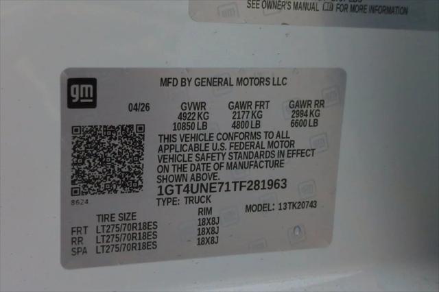 2026 GMC Sierra 2500HD Crew Cab, Standard Bed, SLT, 4WD