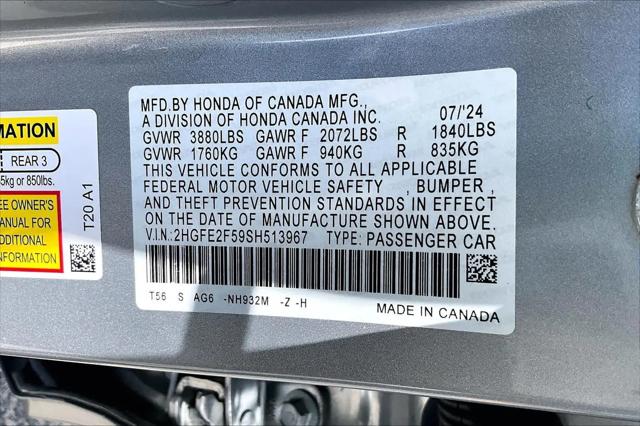 2025 Honda Civic Sport