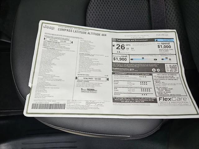 2026 Jeep Compass Latitude Altitude