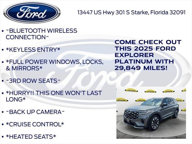 2025 Ford Explorer Platinum