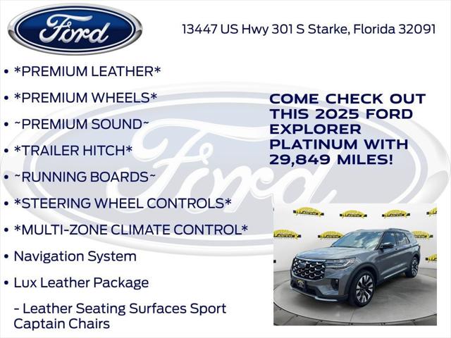 2025 Ford Explorer Platinum
