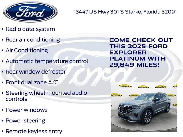 2025 Ford Explorer Platinum