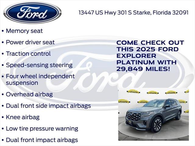 2025 Ford Explorer Platinum