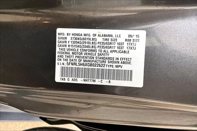 2016 Honda Odyssey EX-L