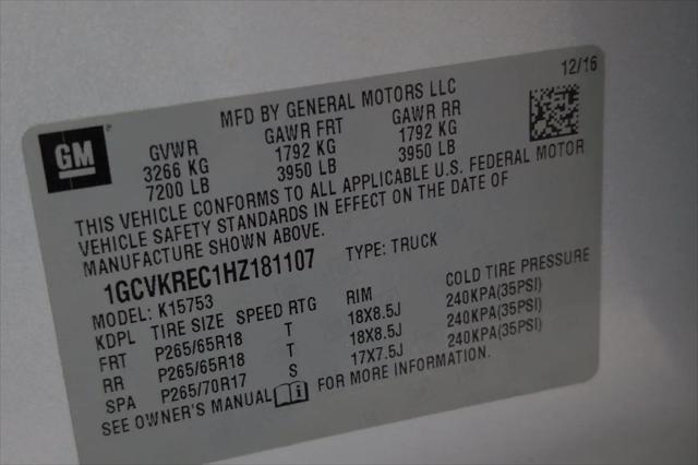 2017 Chevrolet Silverado 1500 1LT