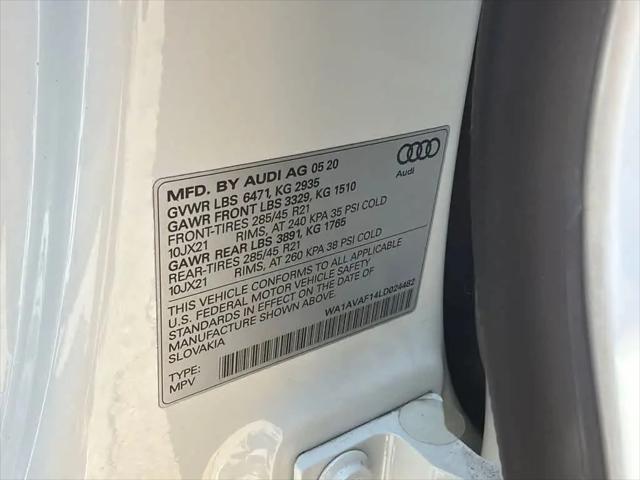 2020 Audi Q8 Premium 55 TFSI quattro Tiptronic