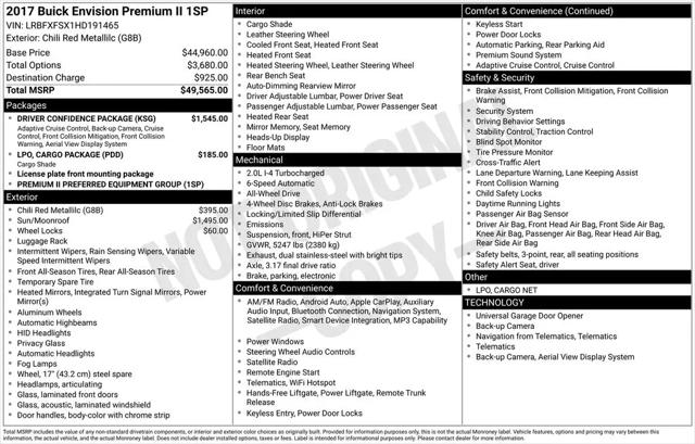 2017 Buick Envision Premium II