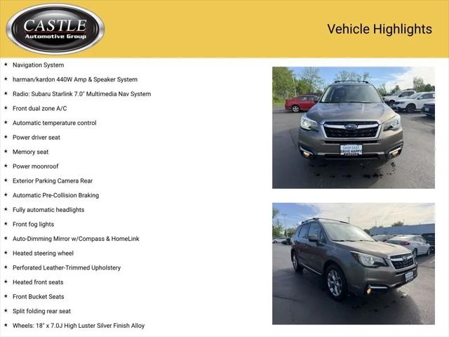 2018 Subaru Forester 2.5i Touring
