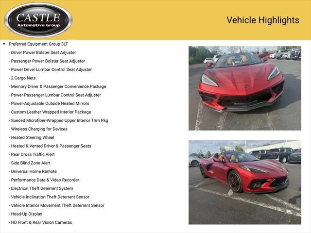 2023 Chevrolet Corvette Stingray RWD Convertible 3LT