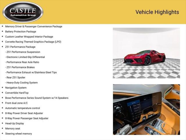2023 Chevrolet Corvette Stingray RWD Convertible 3LT