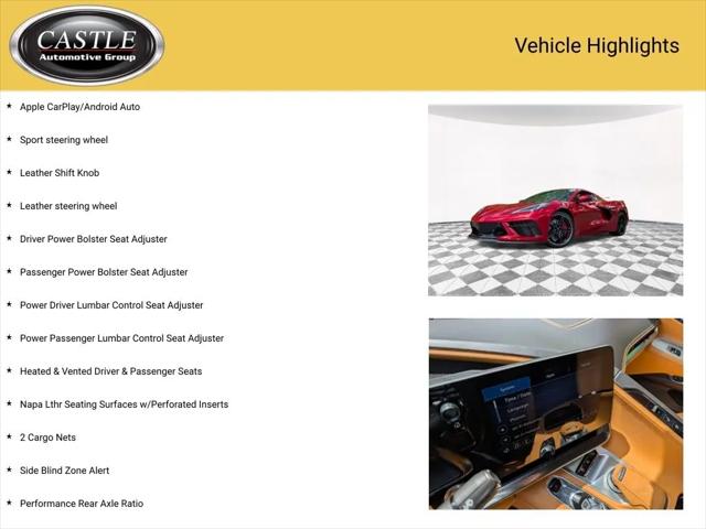 2023 Chevrolet Corvette Stingray RWD Convertible 3LT