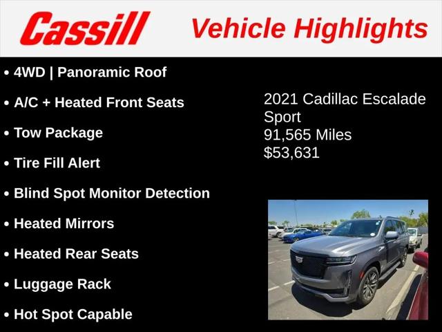 2021 Cadillac Escalade 4WD Sport