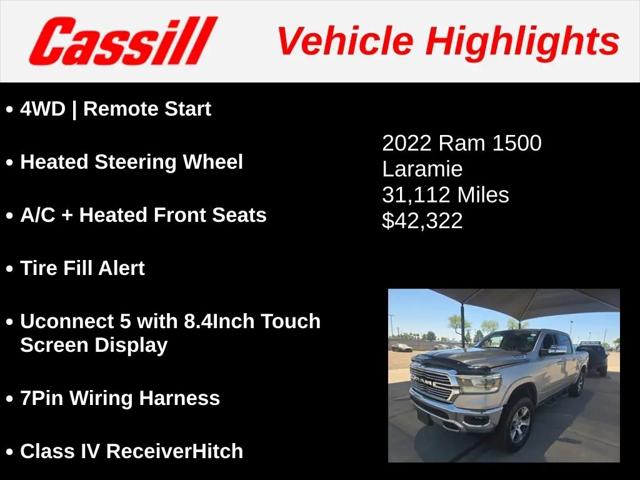 2022 Ram 1500 Laramie Crew Cab 4x4 5'7" Box