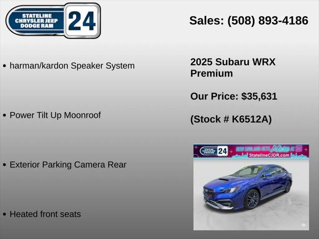 2025 Subaru WRX Premium