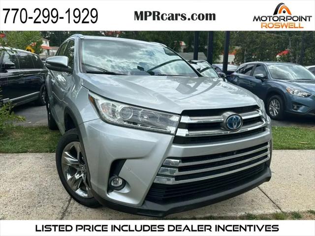 2019 Toyota Highlander Hybrid Limited Platinum for sale in Roswell, GA