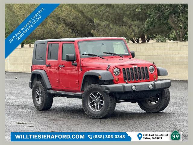 2010 Jeep Wrangler Unlimited Sport for sale in Tulare, CA