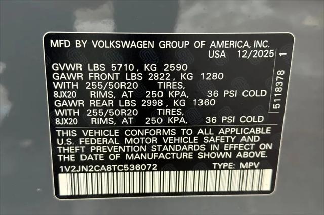 2026 Volkswagen Atlas SE with Technology
