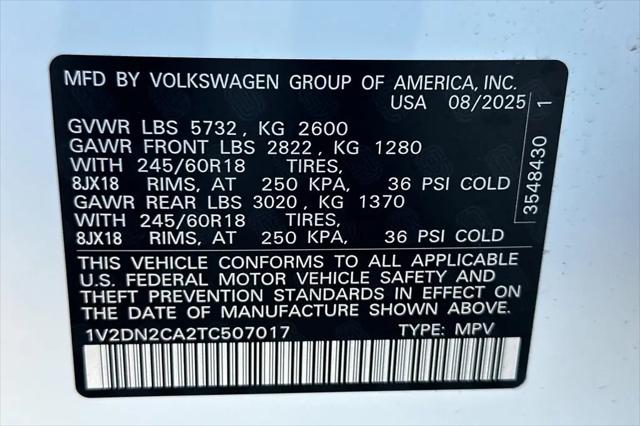 2026 Volkswagen Atlas SE