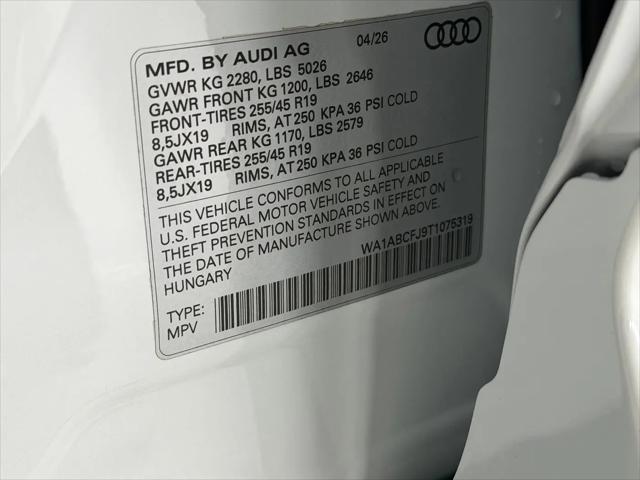 2026 Audi Q3 TFSI quattro S tronic