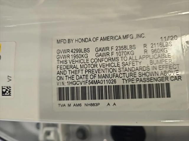 2021 Honda Accord EX-L