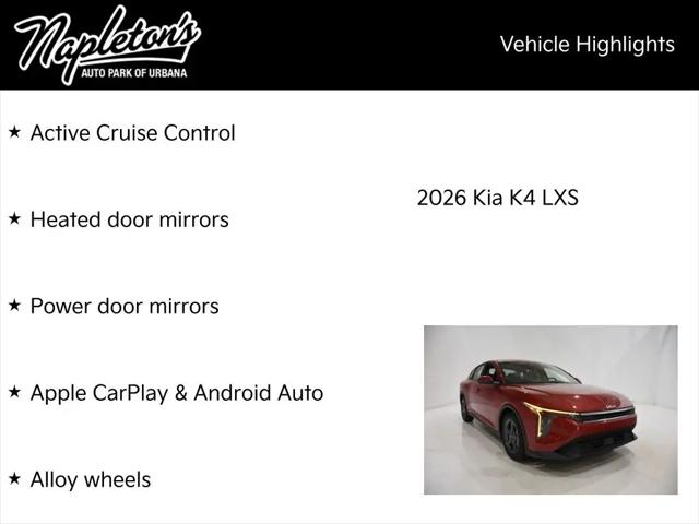2026 Kia K4 LXS