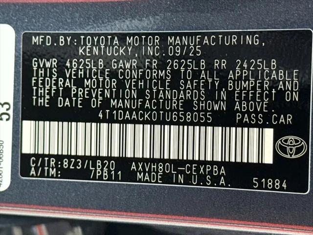 2026 Toyota Camry XSE