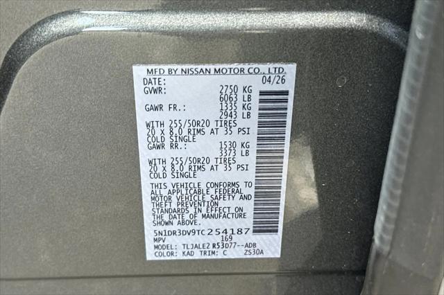 2026 Nissan Pathfinder Platinum