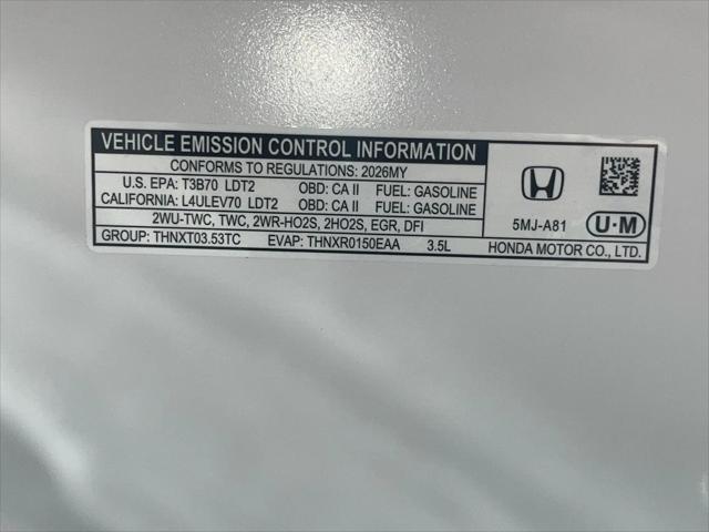 2026 Honda Ridgeline RTL