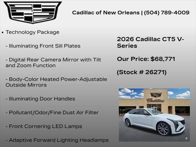 2026 Cadillac CT5-V V-Series RWD