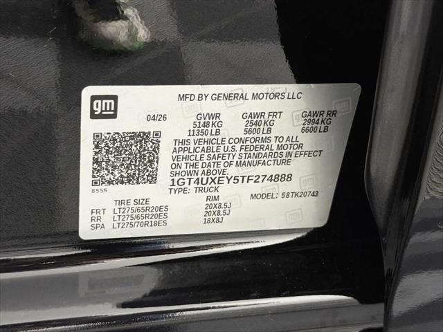 2026 GMC Sierra 2500HD Crew Cab, Standard Bed, Denali Ultimate, 4WD