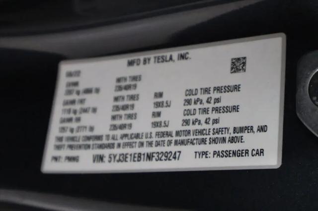 2022 Tesla Model 3 Long Range Dual Motor All-Wheel Drive