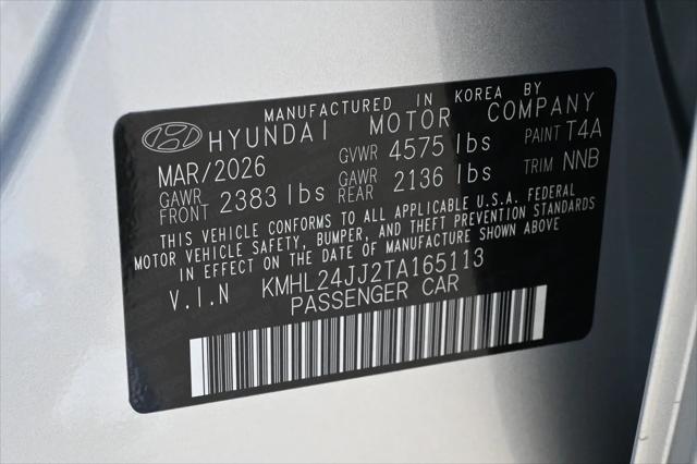 2026 Hyundai Sonata Hybrid Blue