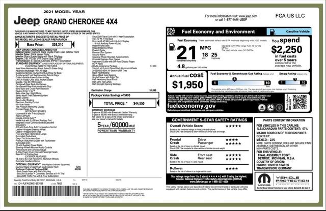 2021 Jeep Grand Cherokee Laredo X 4x4