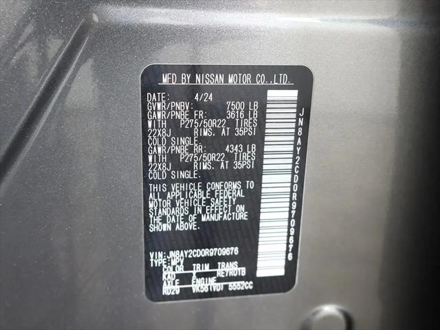 2024 Nissan Armada Platinum 4WD