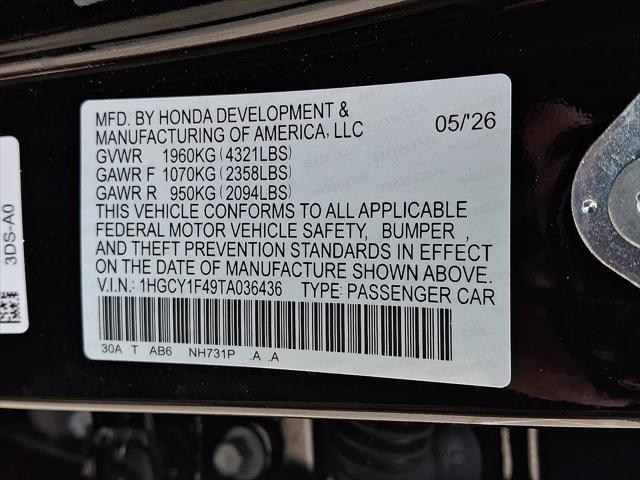 2026 Honda Accord Sedan SE