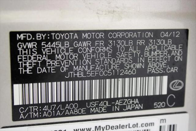 2012 Lexus LS 460 LS 460