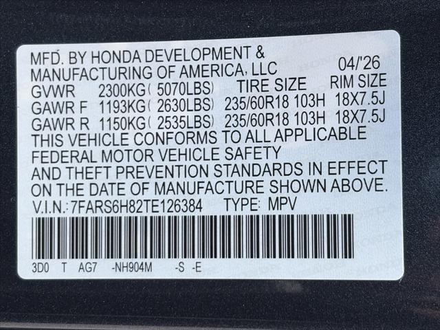 2026 Honda CR-V Hybrid AWD Sport-L