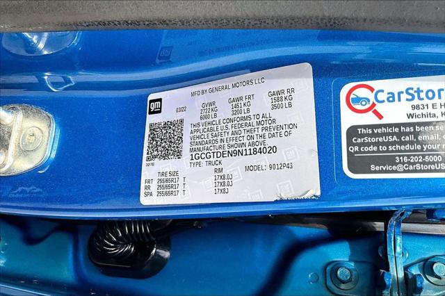 2022 Chevrolet Colorado 4WD Crew Cab Short Box Z71