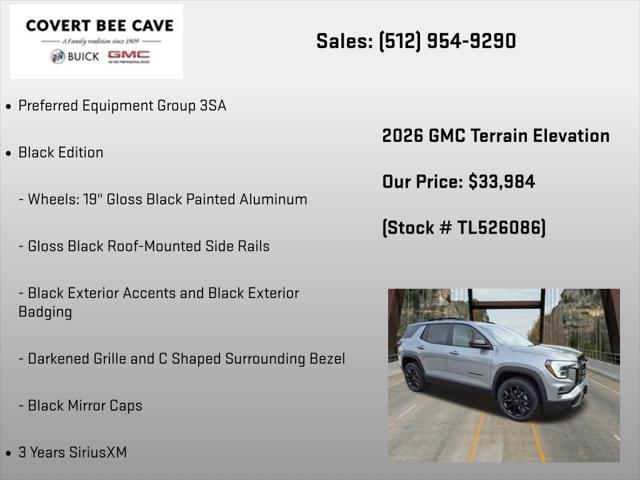 2026 GMC Terrain FWD Elevation