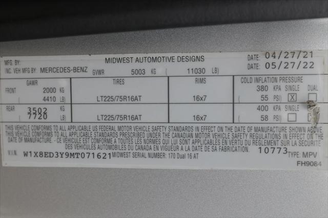 2021 Mercedes-Benz Sprinter 3500XD High Roof V6
