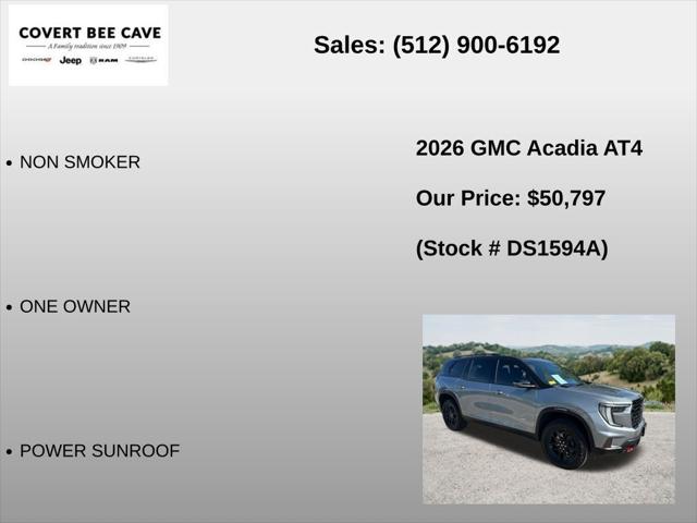 2026 GMC Acadia AT4 AWD