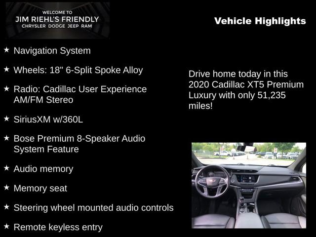 2020 Cadillac XT5 AWD Premium Luxury