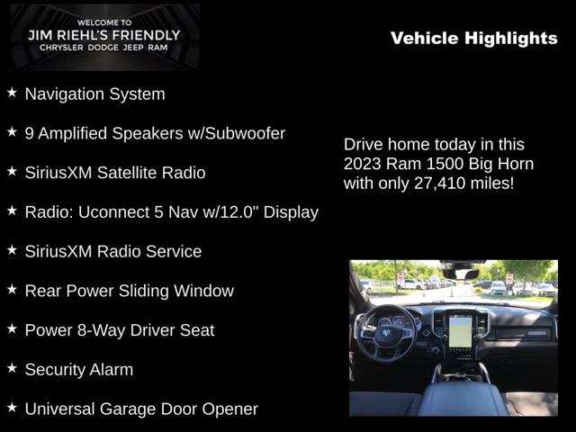 2023 Ram 1500 Big Horn Crew Cab 4x4 5'7" Box