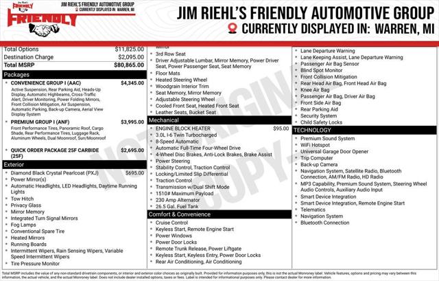2025 Jeep Wagoneer Series II 4x4 for sale in Warren, MI