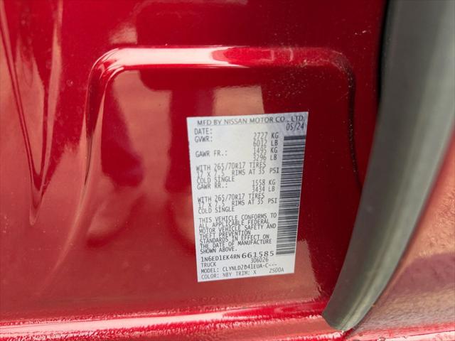 2024 Nissan Frontier Crew Cab PRO-4X 4x4